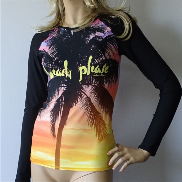 Beach Please Rash Guard - Picture 3 of 3